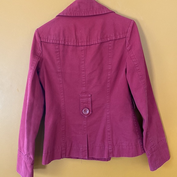 2/$20. Ladies jacket made by Smart set in size S red in colour and 100% cotton. - Picture 3 of 9